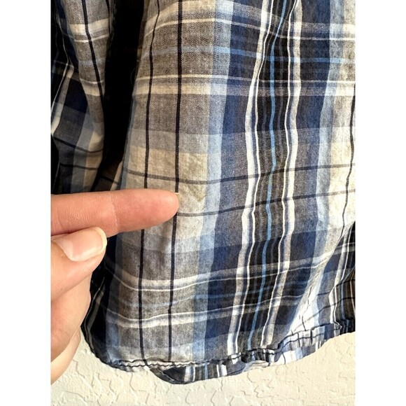 Original Weatherproof Vintage Flannel Long Sleeve Shirt Men's Size L Button up - Picture 2 of 16